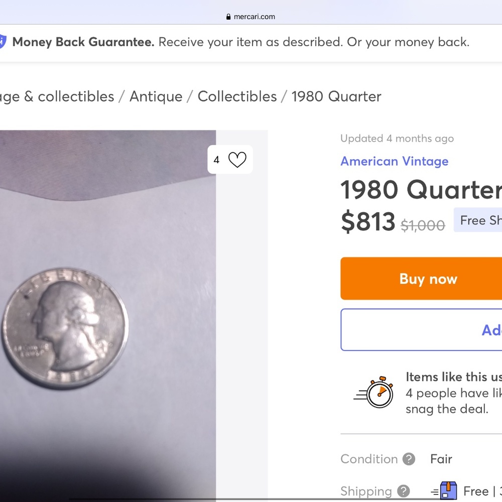 1980 vintage quarter